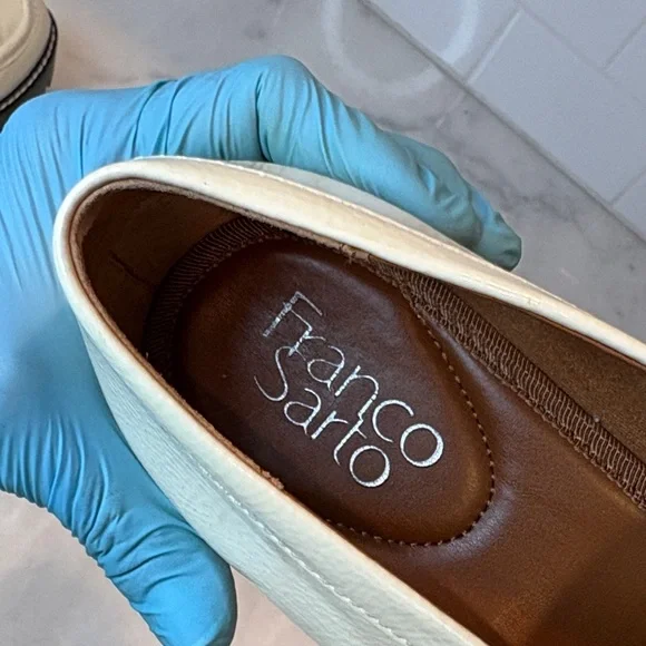 Franco Sarto Patent Leather Chuncky Loafers - Picture 4 of 14